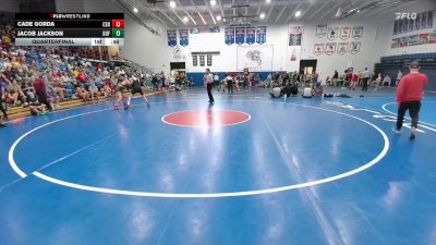 152 lbs Quarterfinal - Cade Gorda, Centennial Middle School vs Jacob Jackson, Clear Creek Middle School