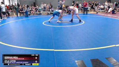 190 lbs Cons. Round 1 - Morgan Neill, Reality Sports Wrestling Club vs Kyle Caton, Wynooche Valley Wrestling Academy