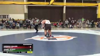 285 lbs Quarterfinal - Daniel Eckley, Delaware Valley vs Andrew Walker, Baldwin Wallace