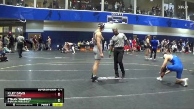 174 lbs Cons. Round 2 - Ethan Shapiro, Brewton-Parker (GA) vs Riley Davis, Shorter (Ga.)