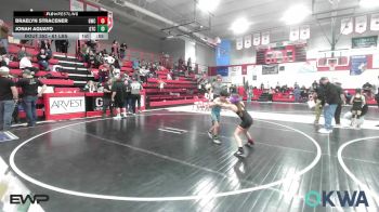 61 lbs Rr Rnd 4 - Braelyn Stracener, Gravette Wrestling Club vs Jonah Aguayo, Grove Takedown Club