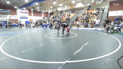 46-48 lbs Round 5 - Phoenix Rodriguez, Church Boyz Wrestling Club vs Bruce Valdez, Hemet Youth Wrestling Club