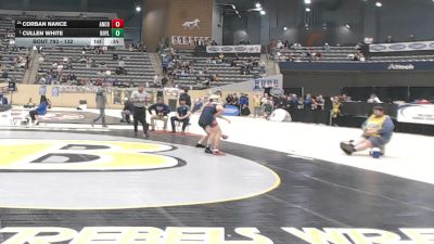 132 lbs Cons. Semi - Corban Nance, Anderson County vs Cullen White, Boyle County