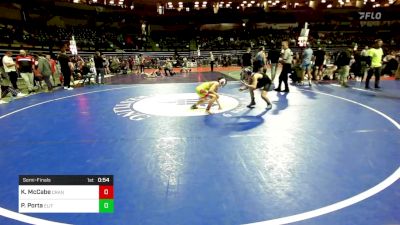 95 lbs Semifinal - Kellan McCabe, Cranford vs Parker Porta, Elite NJ