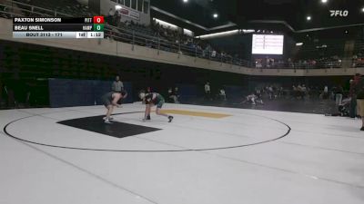 171 lbs Round Of 16 - Paxton Simonson, Pittsburgh vs Beau Snell, Hampstead