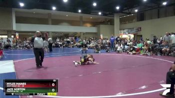 55 lbs Round 1 (6 Team) - Myles Maines, Gulf Coast WC vs Jace Norton, Predator WC