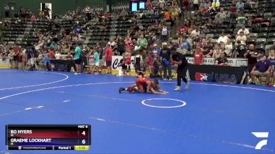 71 lbs Champ. Round 2 - Bo Myers, IN vs Graeme Lockhart, IA