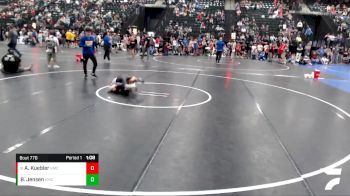 94-102 lbs Semifinal - Ayden Kuebler, GI Grapplers vs Brody Jensen, Burwell Wrestling