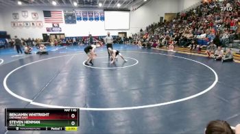 120 lbs Champ. Round 1 - Benjamin Whitright, Cheyenne East vs Steven Henman, Kelly Walsh