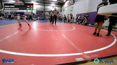 96-100 lbs Rr Rnd 1 - Aiden Jones, Tulsa Blue T Panthers vs Hunter Caughlin, Buck Pride Wrestling