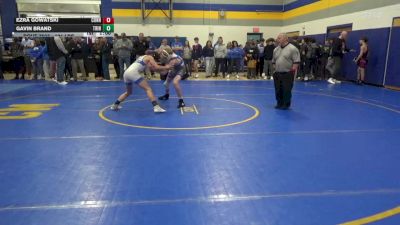 121 lbs 3rd Place - Ezra Gowatski, Connellsville vs Gavin Brand, Trinity