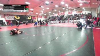 130 lbs Cons. Round 2 - Saige Maddux, Tesoro vs Allisin Yeager, Etiwanda