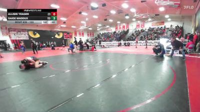 130 lbs Cons. Round 2 - Saige Maddux, Tesoro vs Allisin Yeager, Etiwanda