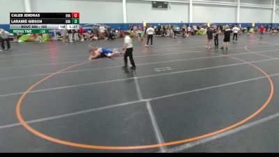 165 lbs Champ. Round 3 - Caleb Jendras, Unattached vs Laramie Gibson, Unattached