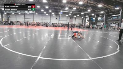 96 lbs Round 1 - 9:00am Saturday - Ethan Harris, West Coast Elite vs Alex Alfortish, Backyard Brawlers