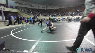 61 lbs Final - Kasen Shouse, Cowboy Wrestling Club vs Jett Boland, Tonkawa Takedown Club