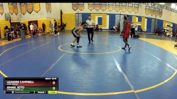 144 White Cons. Semi - ISMAEL SOTO, Cypress Creek H S vs LeAndre Campbell, Lake Gibson