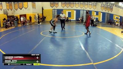 144 White Cons. Semi - ISMAEL SOTO, Cypress Creek H S vs LeAndre Campbell, Lake Gibson