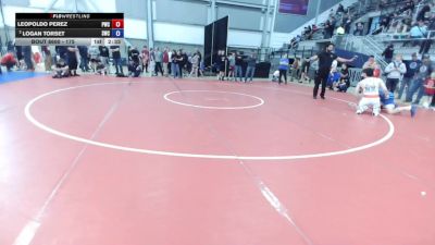 175 lbs Quarters - Leopoldo Perez, Prometheus Wrestling Club vs Logan Torset, Steelclaw Wrestling Club