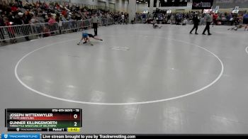 78 lbs Champ. Round 3 - Gunner Killingsworth, Threestyle Wrestling Of Oklahoma vs Joseph Wittenwyler, RT Elite Wrestling