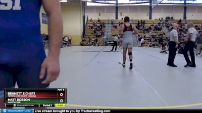 184 lbs Cons. Semi - Bennett Eichert, Triton Community College vs Matt Dobson, UNATTACHED