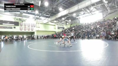 120 lbs Quarterfinal - Omar Fernandez, CARSON vs Rubin Soliz, SAN FERNANDO