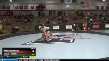 149 lbs Cons. Round 2 - Cody Thompson, Colorado School Of Mines vs Collin Adkins, Tiffin