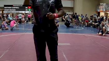 125 lbs Round 1 (6 Team) - Matthew Campbell, Elevate WC vs Wyatt Feltgen, Panhandle Punishers