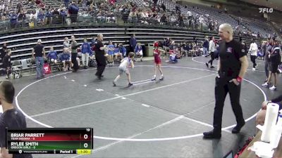 52 lbs Semis & 1st Wrestleback (8 Team) - Briar Parrett, Team Indiana vs Rylee Smith, Oregon Girls