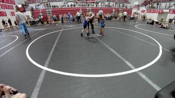 40 lbs Quarterfinal - Caelan Newcomb, Noble Takedown Club vs Christian Sweat, Division Bell Wrestling