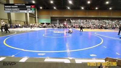 110 lbs Semifinal - Kaidan Ybarra, Fallon Outlaws Wrestling Club vs Thomas Juarez II, Socal Grappling Club