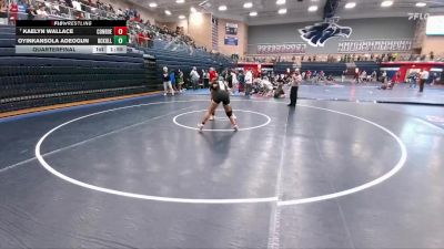 165 lbs Quarterfinal - Kaelyn Wallace, Conroe vs Oyinkansola Adeogun, Prosper Rock Hill