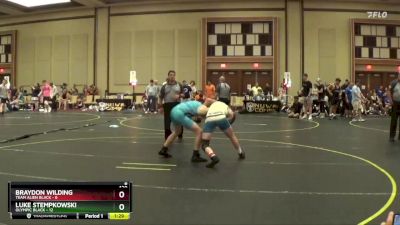 130 lbs Semis & 1st Wrestleback (8 Team) - Luke Stempkowski, Olympic Black vs Braydon Wilding, Team Alien Black