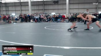 126 lbs Cons. Round 3 - Lukah Schwarz, RMMS vs Levi Schurdell, Meridian Middle School