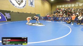 132 lbs Cons. Round 3 - Huy Tran, Atascadero vs Zach Bond, Simi Valley