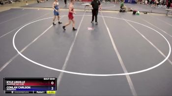 157 lbs Quarterfinal - Kyle Linville, Shakopee Mat Club vs Conlan Carlson, Minnesota