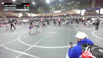 90 lbs Semifinal - Sonny Gonzalez, Pikes Peak Warriors vs Adam Rodriguez, Mile High WC