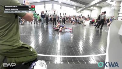 49 lbs Rr Rnd 2 - Barrett Smith, Team Tulsa Wrestling Club vs Ember Shelton, Team Tulsa Wrestling Club