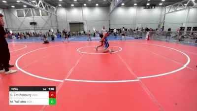 112 lbs Final - Brendan Stoutenburg, Journeymen Wrestling Club vs Matthew Williams, Ironfaith/kms