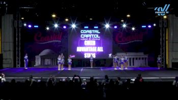 Cheer Advantage All Stars - CORAL [2024 L2 Youth - D2 - A Day 1] 2024 Coastal at the Capitol Grand Nationals