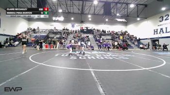 140 lbs Consolation - Claire Mccauley, Hominy High School vs Rebeka Pena-Burton, Tulsa Hale