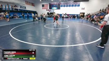 215 lbs 1st Place Match - Cort Catlin, Thunder Basin vs Tucker Sides, Natrona County