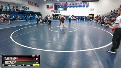 215 lbs 1st Place Match - Cort Catlin, Thunder Basin vs Tucker Sides, Natrona County