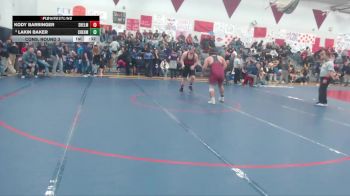 285 lbs Cons. Round 3 - Lakin Baker, W. F. West vs Kody Barringer, Shelton