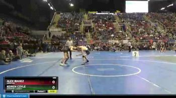 145 lbs Cons. Round 2 - Keiren Coyle, Bowman County vs Alex Ibanez, Grafton