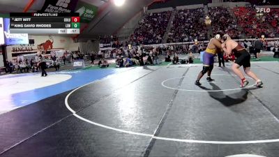 5A 285 lbs Cons. Round 1 - King David Rhodes, Lewiston vs Jett Hitt, Columbia