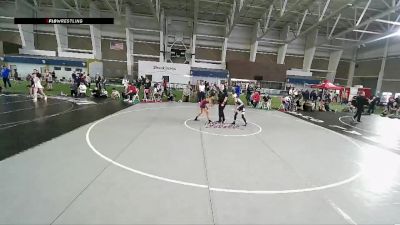 95 lbs Round 1 - Lillian Bake, Champions Wrestling Club vs Oaklee Iorg, Cougars Wrestling Club