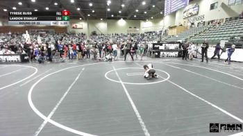 65 lbs Round Of 32 - Tyrese Bliss, Fallon Outlaws WC vs Landon Stanley, Legacy Elite