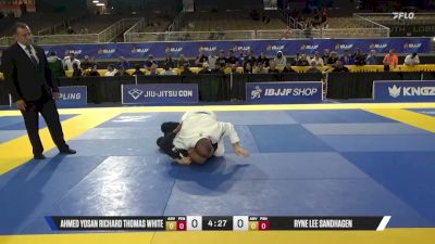 Ryne Lee Sandhagen vs Ahmed Yosan Richard Thomas White 2026 Pan Jiu Jitsu IBJJF Championship