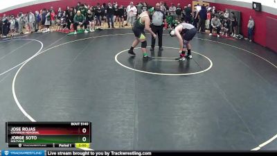 230-245 lbs Semifinal - Jose Rojas, Cimarron Memorial vs Jorge Soto, Holtville